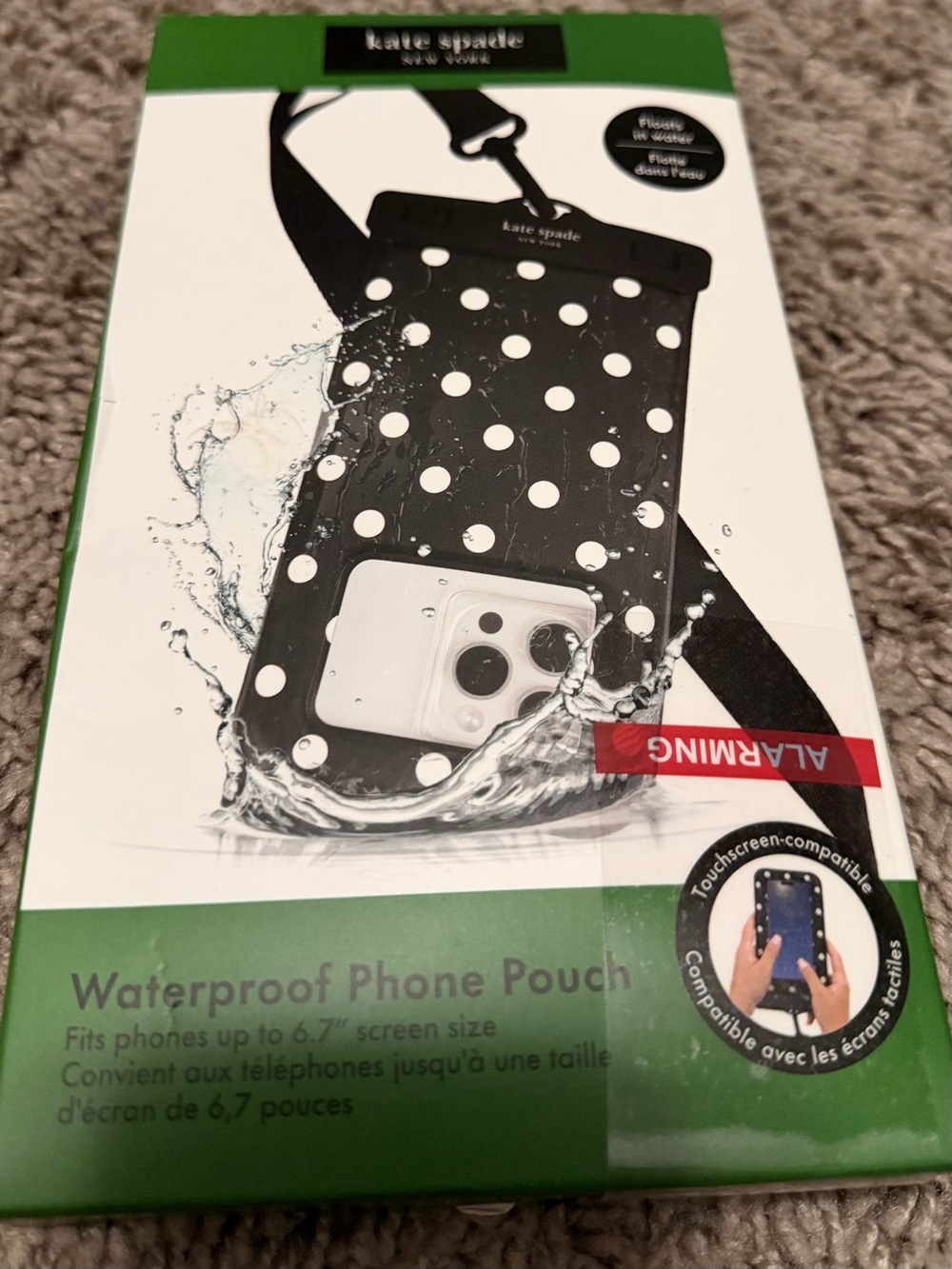 🎂 Kate Spade Waterproof Phone Pouch